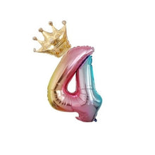 Load image into Gallery viewer, 32inch Digital Balloons Toys Kids Happy Birthday Party Theme Decor Cartoon Inflatable Party Hat Column Gift Toys for Children