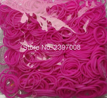 Load image into Gallery viewer, loom rubber bands bracelet for kids or hair rainbow rubber loom bands make woven bracelet DIY toys Christmas 2019 Gift