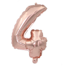 Load image into Gallery viewer, Gold Sliver 32 inch 0-9 Large Helium Digital Air Ballons Foil Children Festival Birthday Party for Kids Cartoon Hat Toys