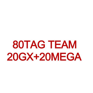 TOMY 200 PCS Pokemon TAG TEAM Card Lot Featuring 80 tag team 20 mega 20 ultra beast Gx