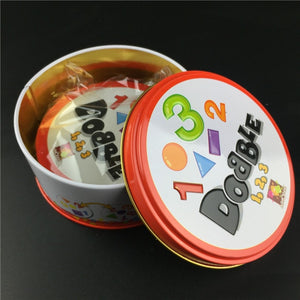 2020 Spot Board Games 83mm For Kids Like It Classic Education Card Dobble Game English Version Home Party Funny Game