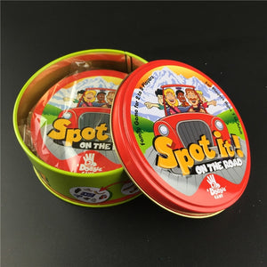 2020 Spot Board Games 83mm For Kids Like It Classic Education Card Dobble Game English Version Home Party Funny Game