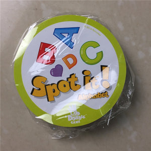 2020 Spot Board Games 83mm For Kids Like It Classic Education Card Dobble Game English Version Home Party Funny Game