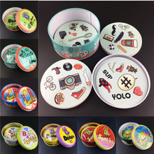 Load image into Gallery viewer, spot it and dobble card game table Board Game For Dobbles Kids Spot Cards It Go Camping Metal Tin Box SHALOM HALLOWEEN toys
