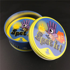 spot it and dobble card game table Board Game For Dobbles Kids Spot Cards It Go Camping Metal Tin Box SHALOM HALLOWEEN toys