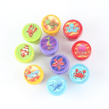 Load image into Gallery viewer, 10pcs/Set Children Toy Stamps Cartoon Animals Fruits Kids Seal For Scrapbooking Stamper DIY Cartoon Stamper Toys
