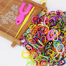 Load image into Gallery viewer, Diy toys rubber bands bracelet for kids or hair rubber loom bands refill rubber band make woven bracelet DIY Christmas 2019 Gift
