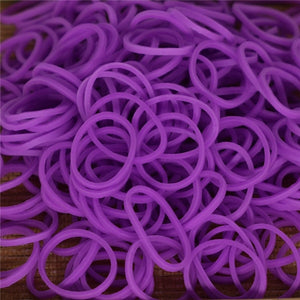 Diy toys rubber bands bracelet for kids or hair rubber loom bands refill rubber band make woven bracelet DIY Christmas 2019 Gift