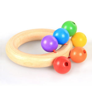 QWZ Montessori Wooden Toys Childhood Learning Toy Children Kids Baby Colorful Wooden Blocks Enlightenment Educational Toy