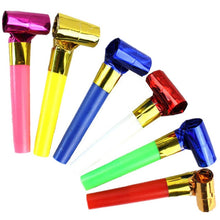 Load image into Gallery viewer, 10 Pcs/Set Party Toys Funny Blowouts Whistles Kids Birthday Party Blow Outs Noice Maker Toys For Children
